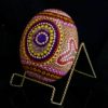 Hand painted ostrich egg