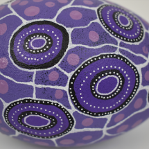 22/186-Hand painted Emu egg (Seven Sisters) - Image 2