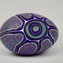 22/186-Hand painted Emu egg (Seven Sisters) - Image 4